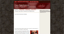 Desktop Screenshot of crazyeyescontacts.net
